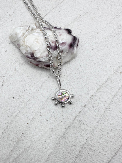 Abalone Sunseeker Pendant Silver