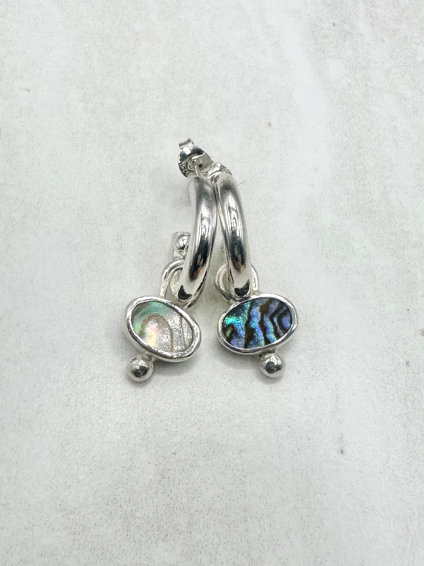 Abalone Charms Silver
