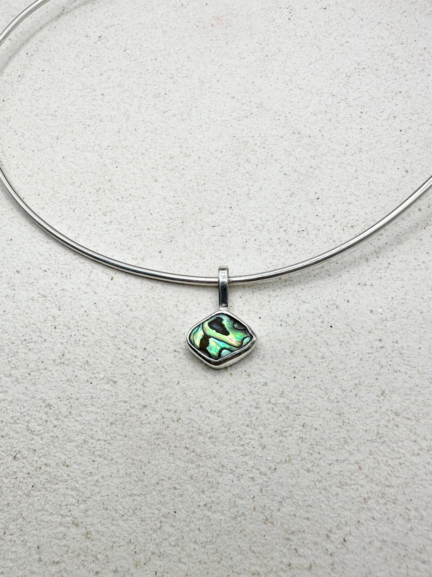 Abalone Pendant Silver