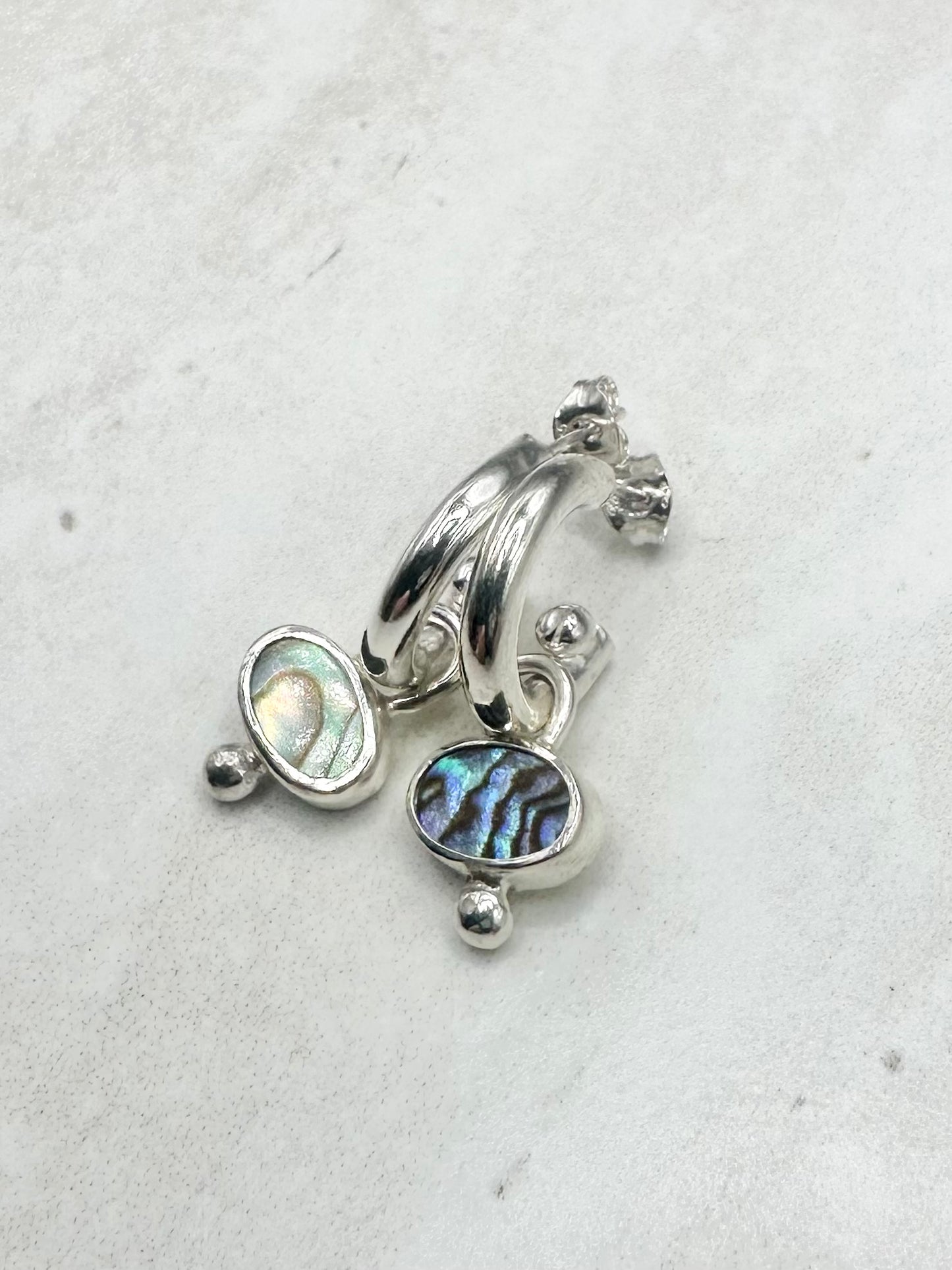 Abalone Charms Silver