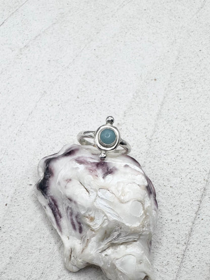 Amazonite Ring Silver