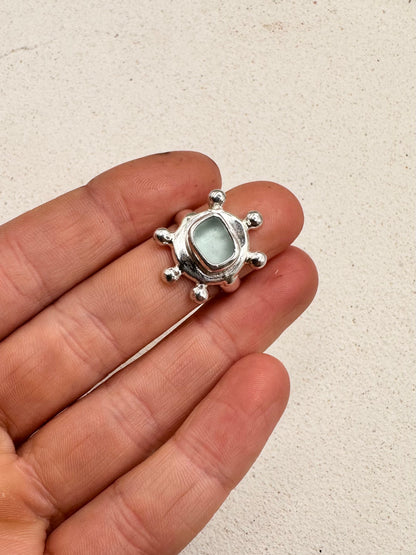 Light Blue Sunseeker Ring Silver