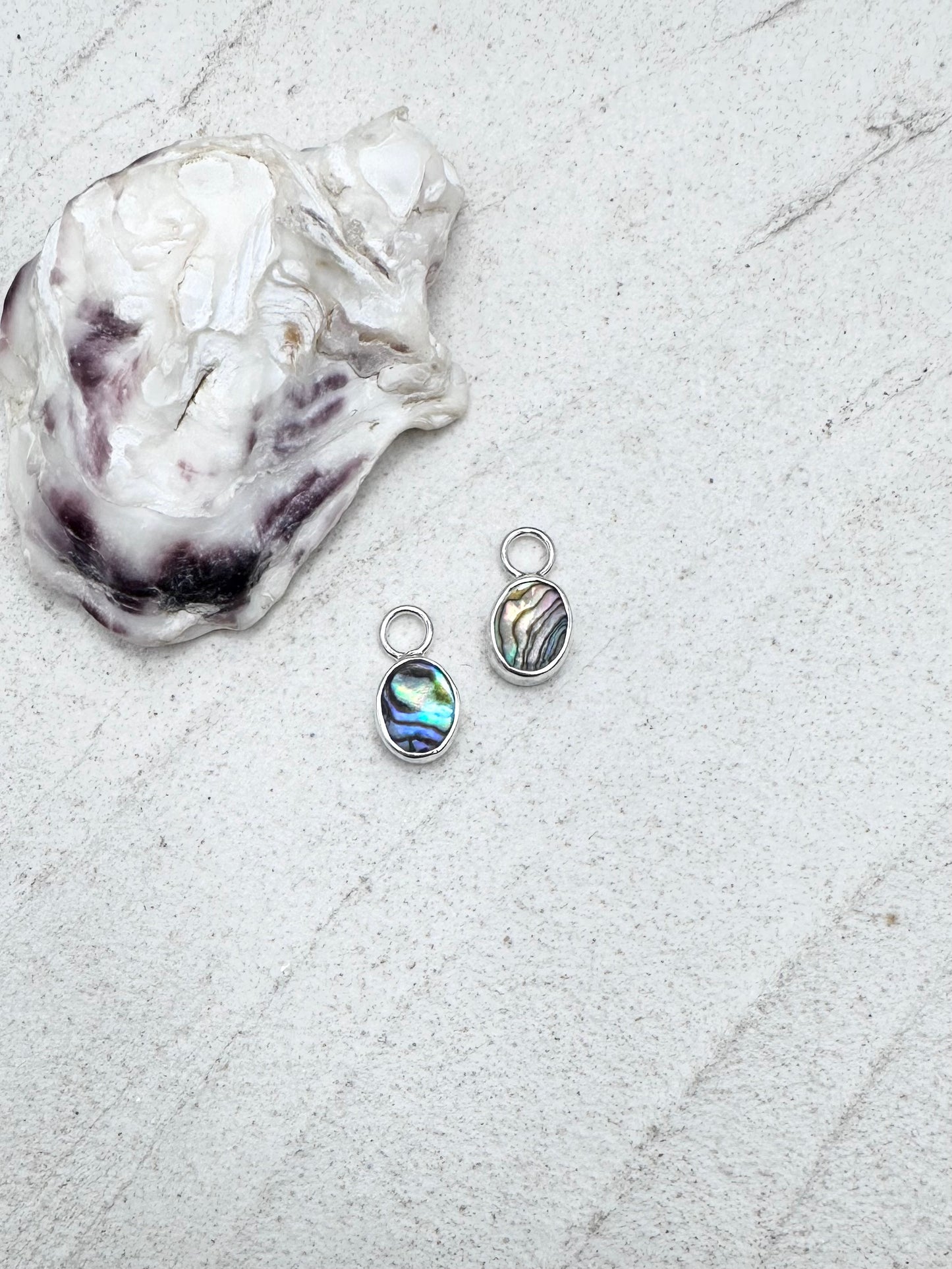 Abalone Charms Silver