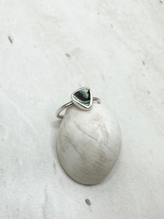 Abalone Ring Silver - G