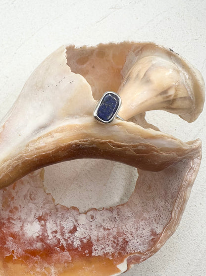 Silver Lapis Lazuli Ring