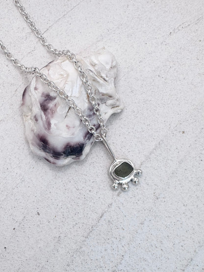 Green Sunseeker Pendant Silver