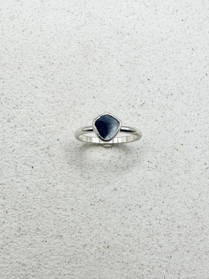 Mussel Shell Ring Silver