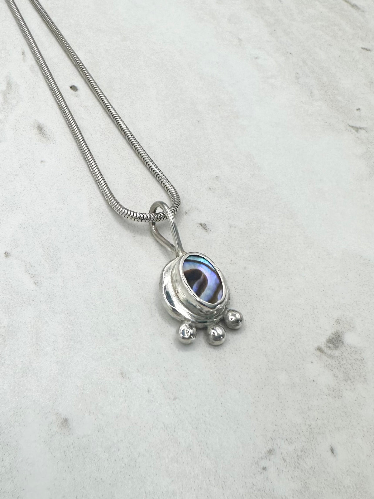 Abalone Sunseeker Pendant Silver