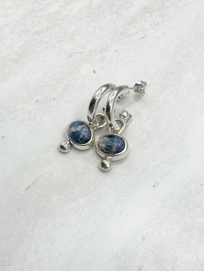 Sodalite Charms Silver