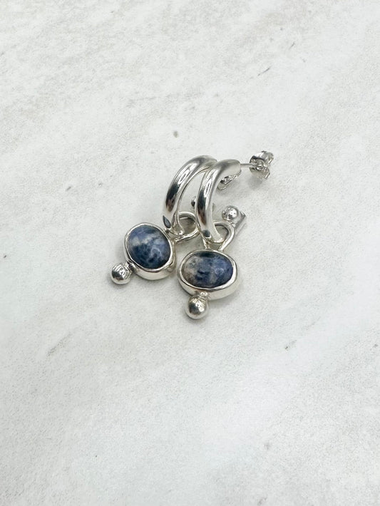 Sodalite Charms Silver