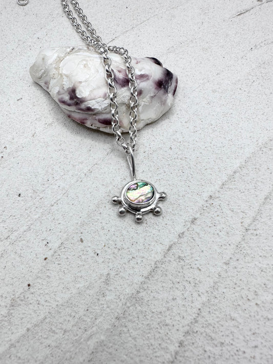 Abalone Sunseeker Pendant Silver
