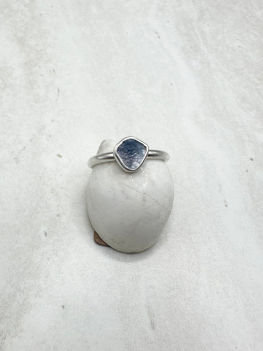Mussel Shell Ring Silver - Q