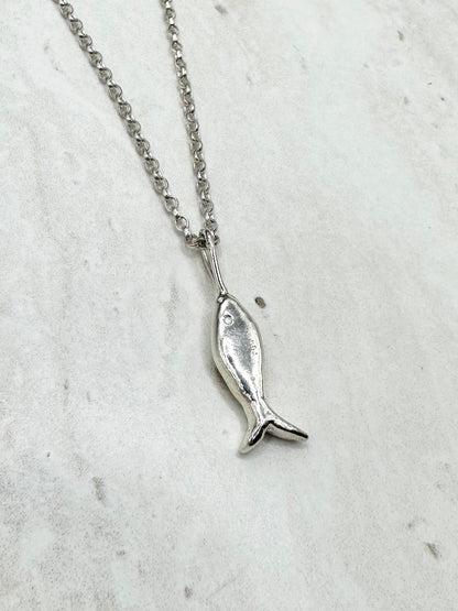 Fish Pendant Silver