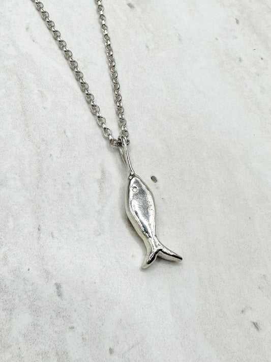 Fish Pendant Silver