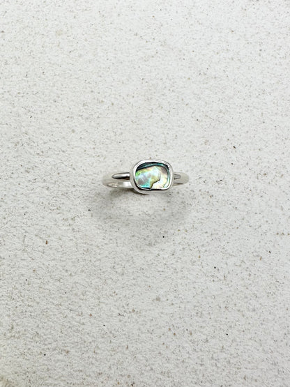 Abalone Ring Silver