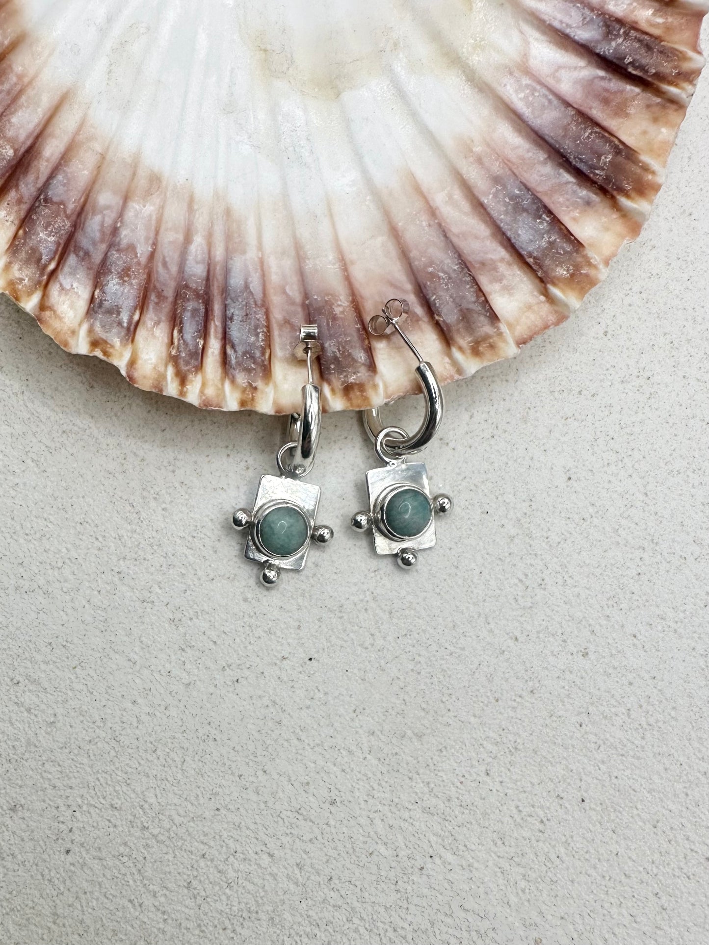Amazonite Wayfinder Charms Silver
