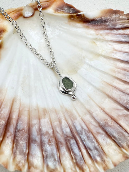 Green Sunseeker Pendant Silver