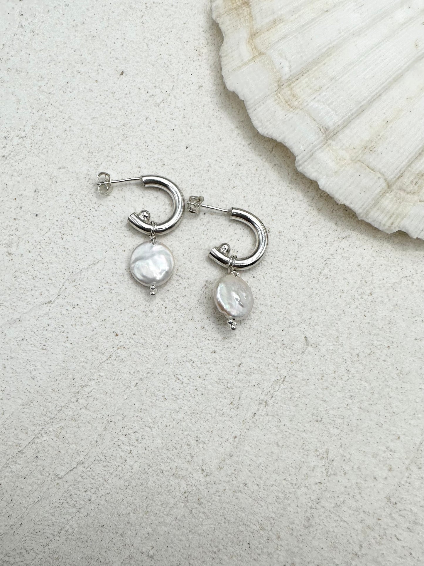 Ocean Pearl Charms Silver