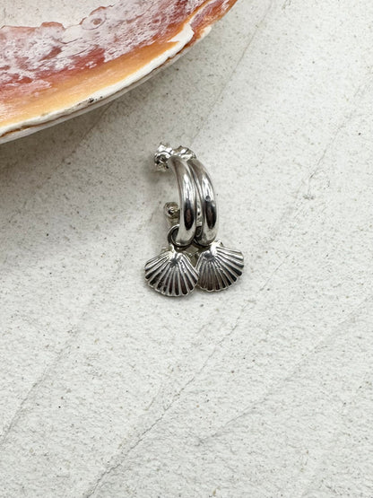 Seashell Charms on Silver