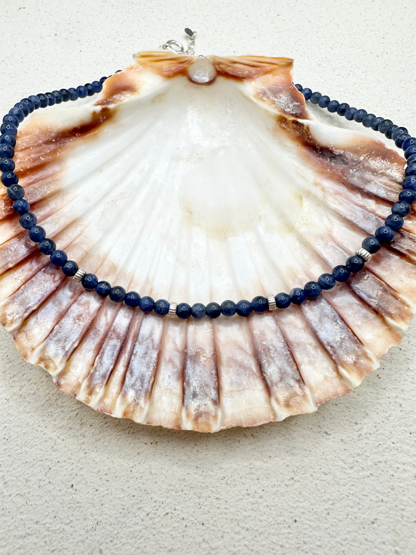 Sodalite & Silver Necklace
