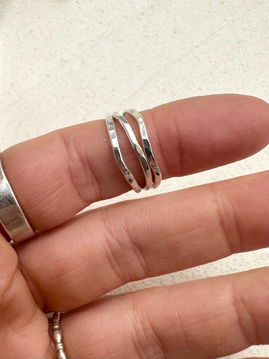Sterling Silver Freeform Ring