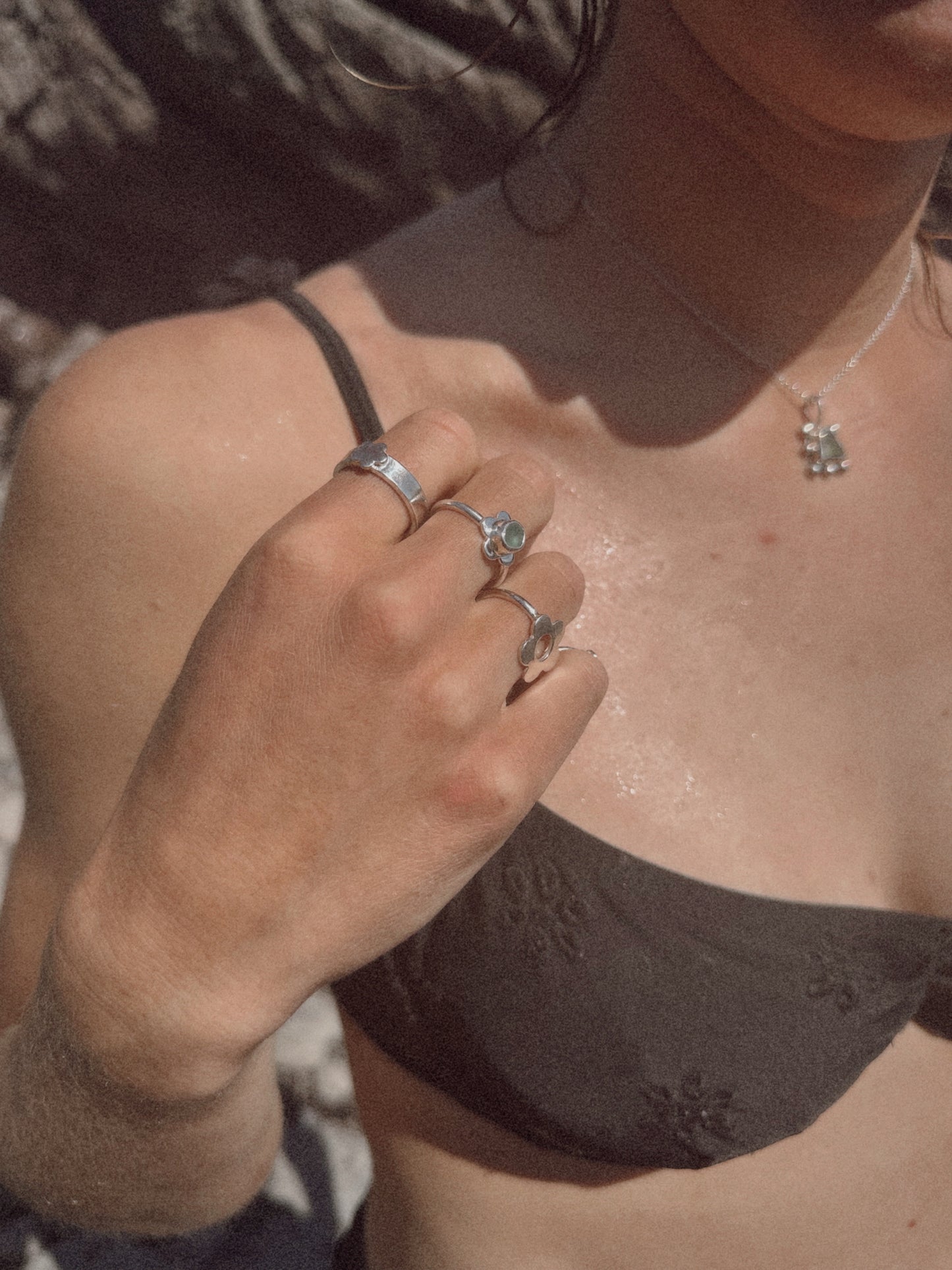 Chunky Flower Ring