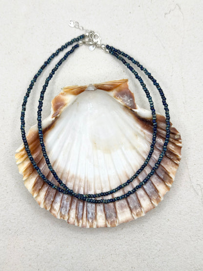 Dark Blue Necklace