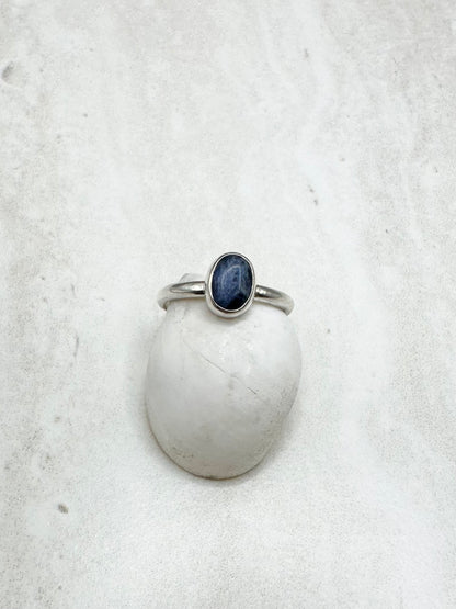 Sodalite Ring Silver