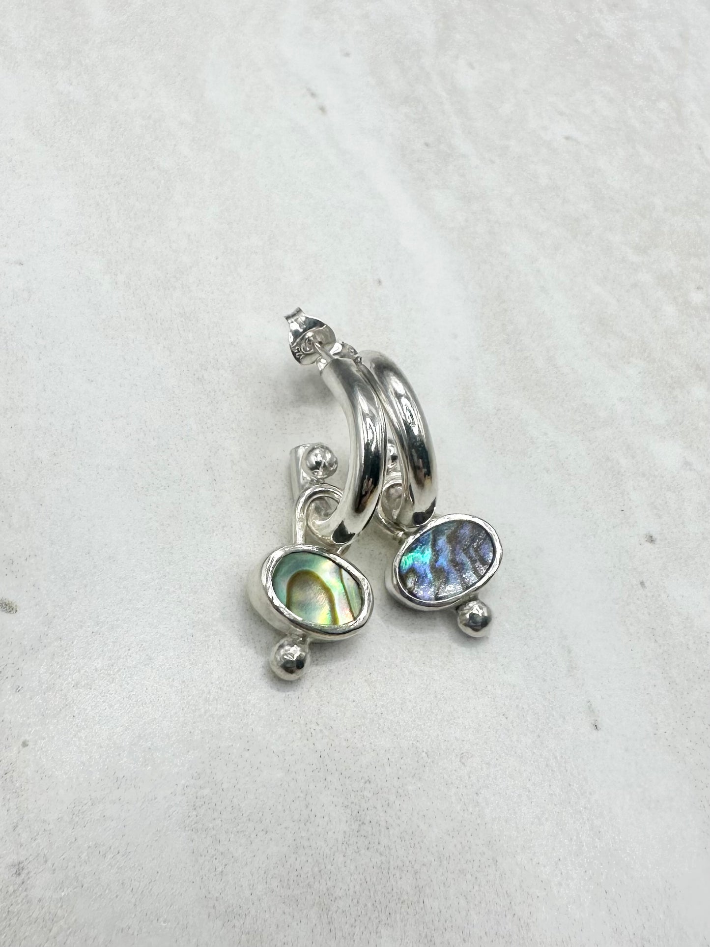 Abalone Charms Silver