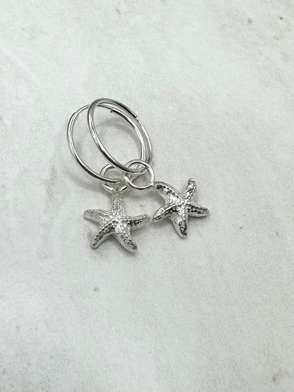 Starfish Charms Silver - SALE