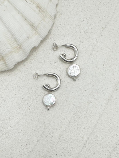 Ocean Pearl Charms Silver