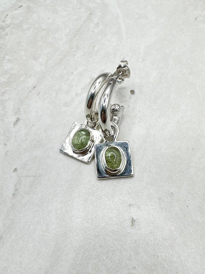 Tourmaline Charms Silver
