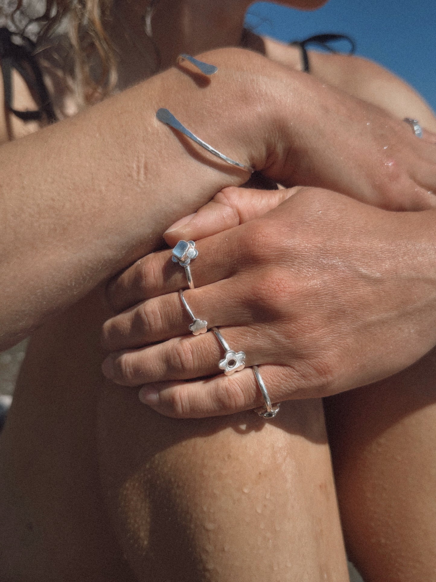 Sterling Silver Flower Ring