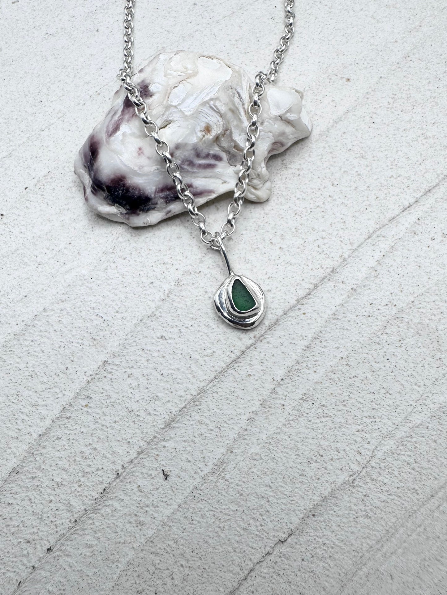Teal Sunseeker Pendant Silver