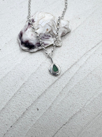 Teal Sunseeker Pendant Silver