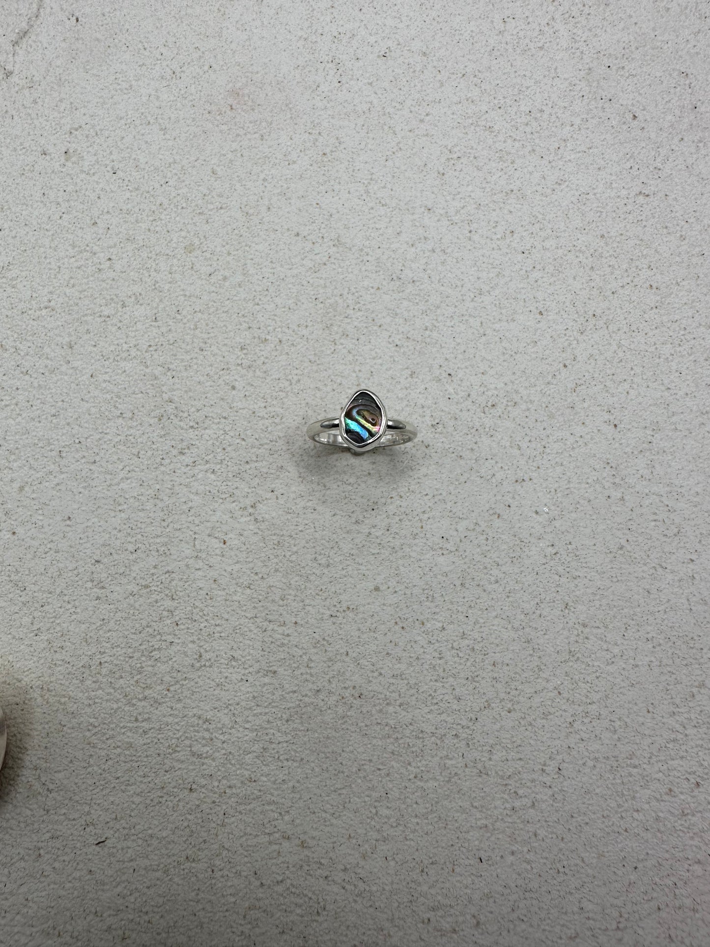 Abalone Ring Silver