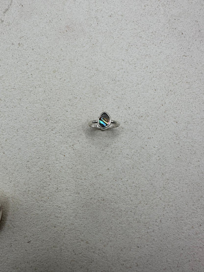 Abalone Ring Silver