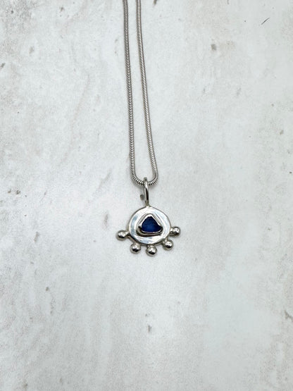 Blue Sunseeker Pendant Silver