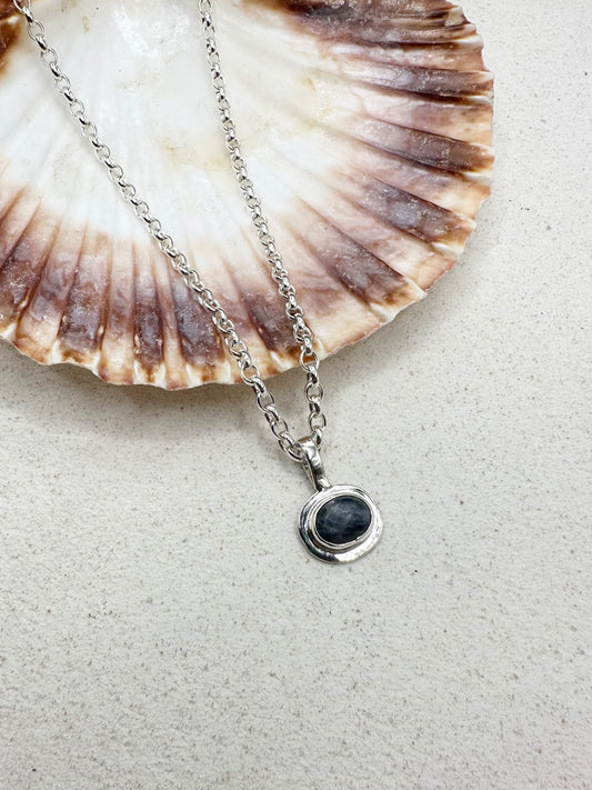 Sodalite Pendant Silver