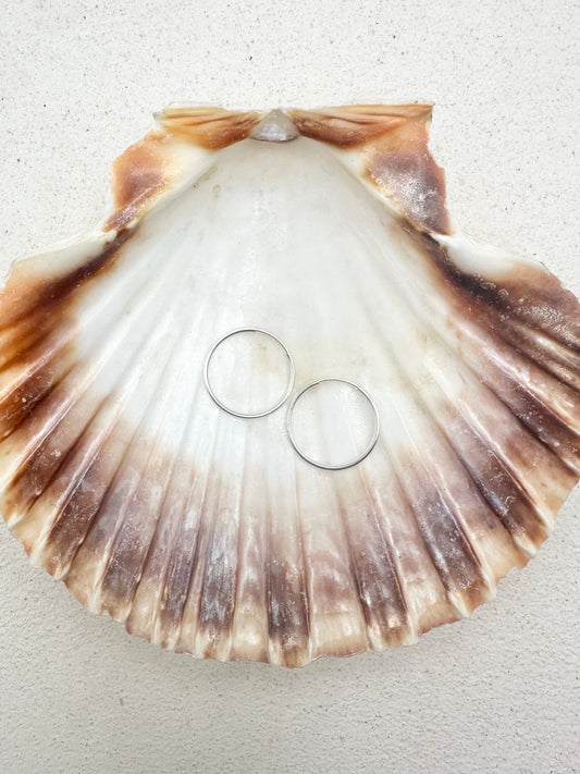 16mm Hoops Silver