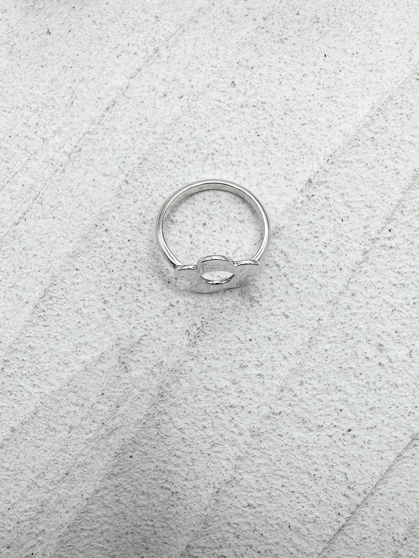 Silver Flower Power Ring