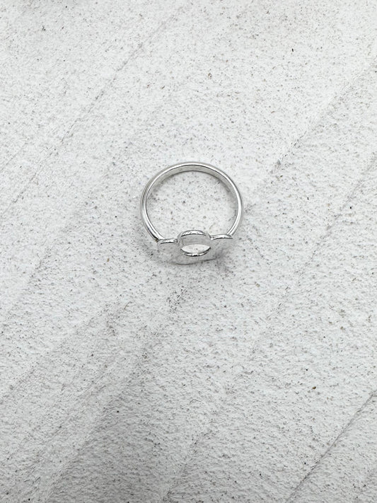 Silver Flower Power Ring