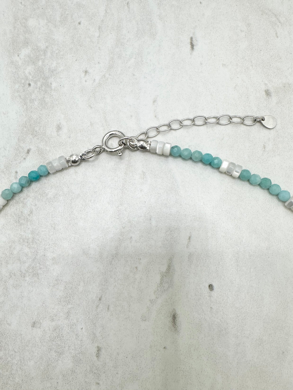 Amazonite & Mother of Pearl Necklace