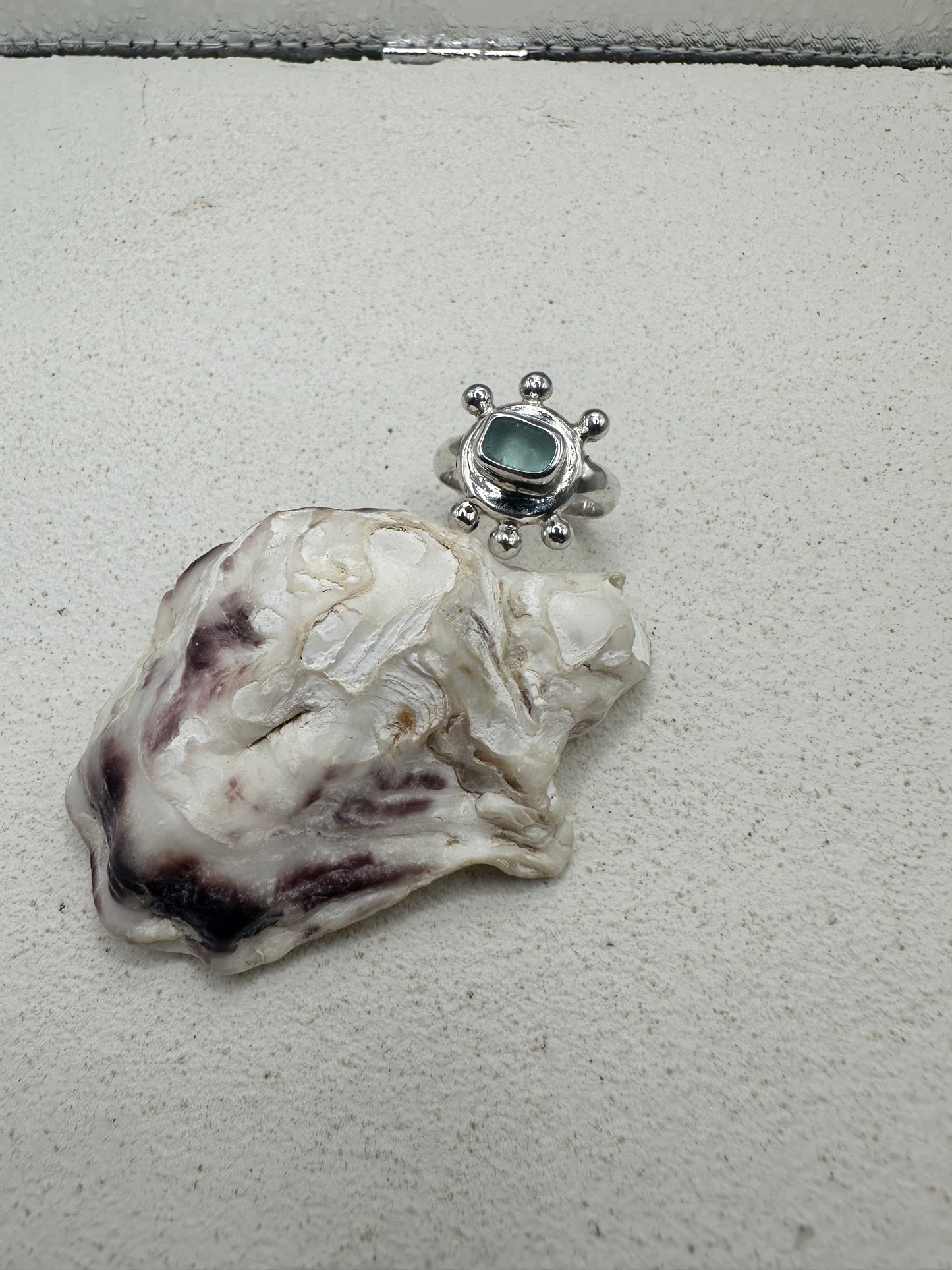 Amazonite Sunseeker Ring Silver