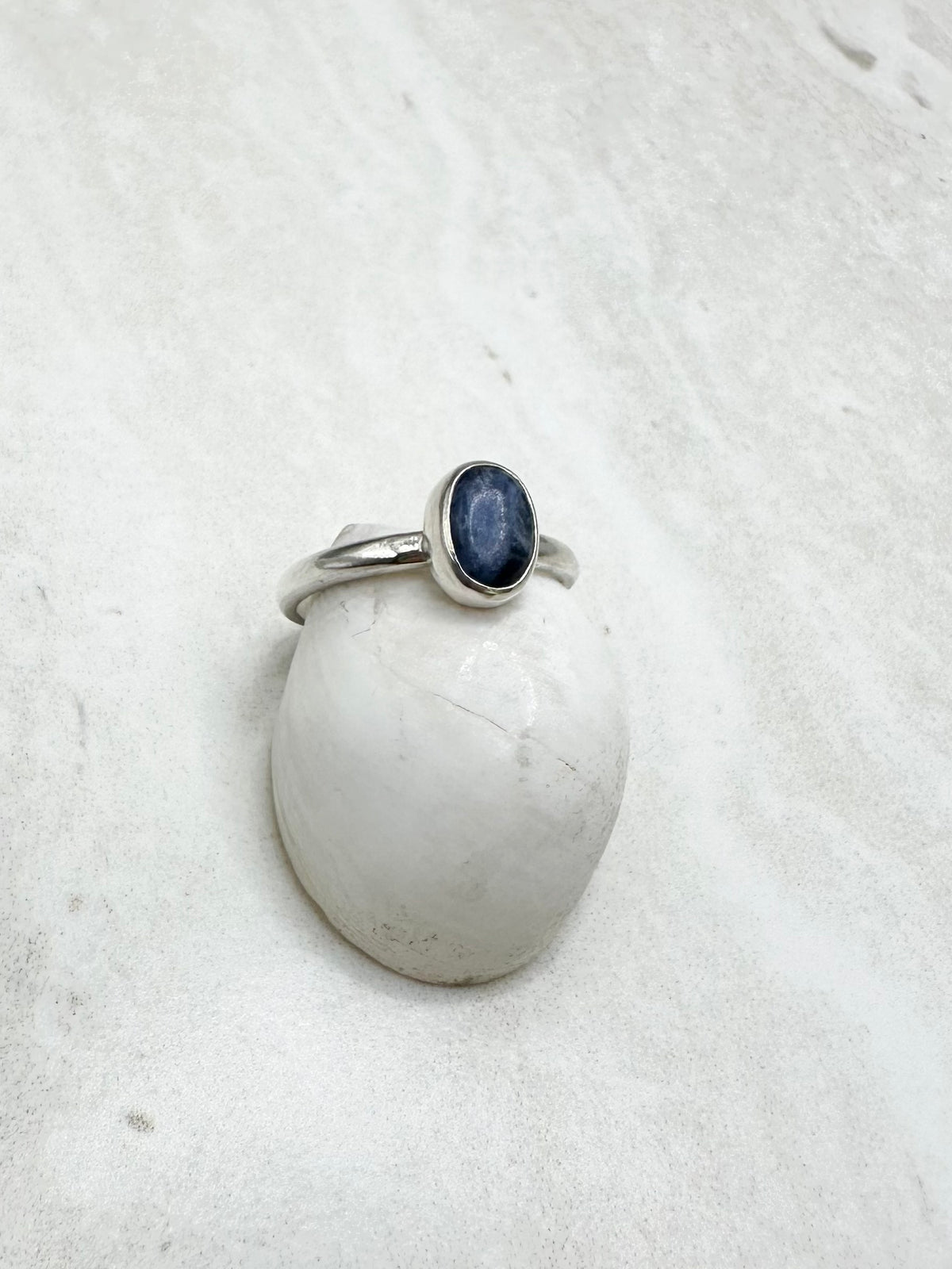 Sodalite Ring Silver