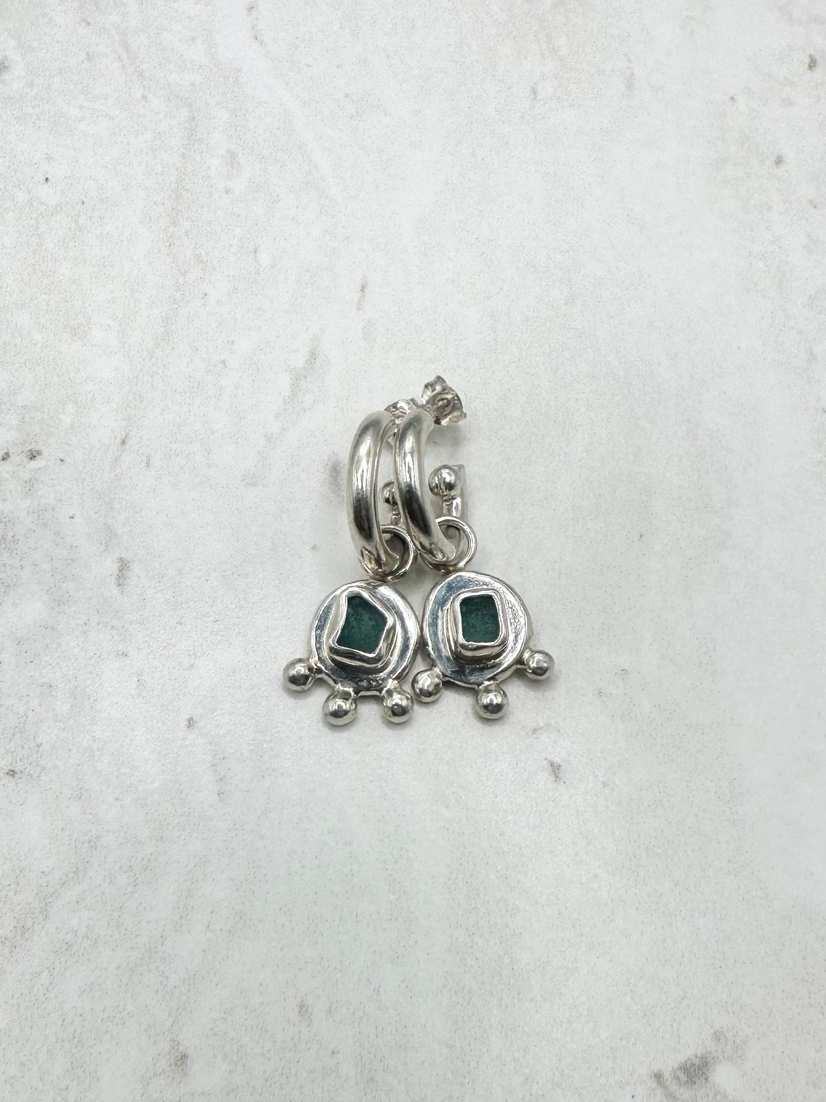 Sunseeker Seaglass Charms Silver