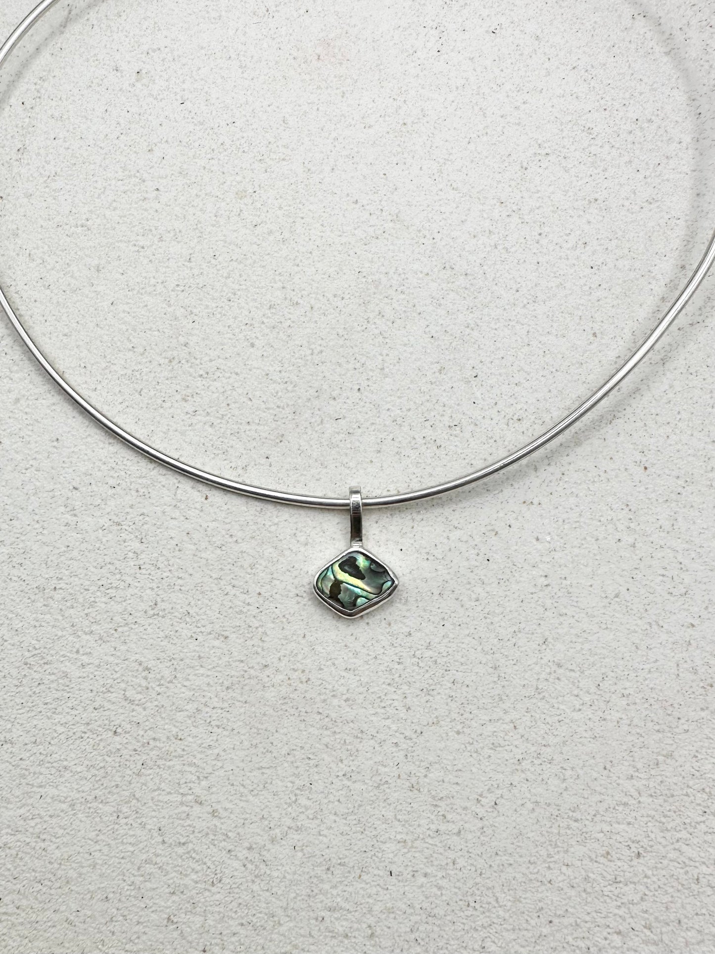 Abalone Pendant Silver