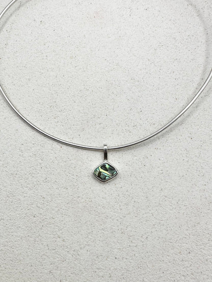 Abalone Pendant Silver