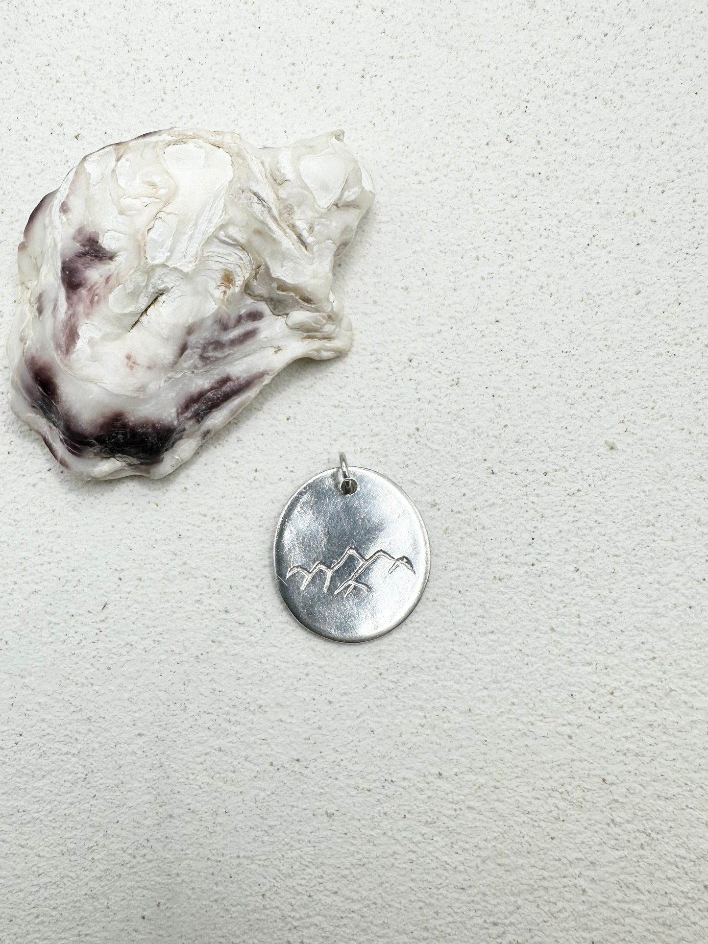 Mountain Pendant in Silver