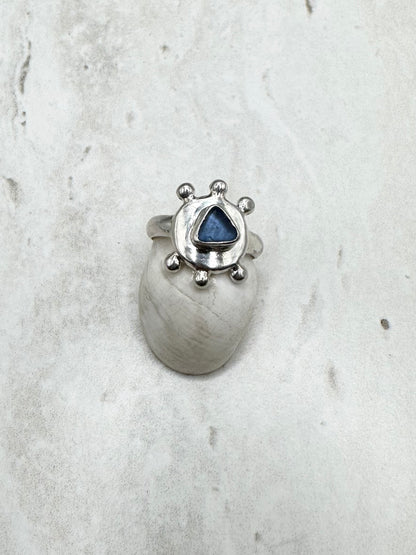 Blue Sunseeker Ring Silver - R